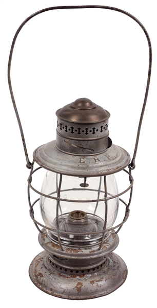 E R R RAILROAD LANTERN.