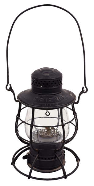 ERIE RR RAILROAD LANTERN.