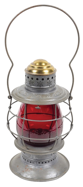 LS&MS RY RAILROAD LANTERN.