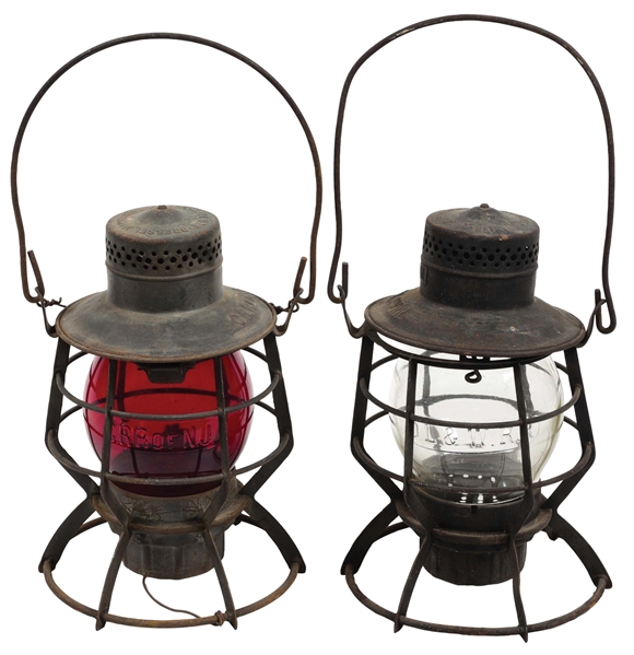 LOT OF 2: RAILROAD LANTERNS.