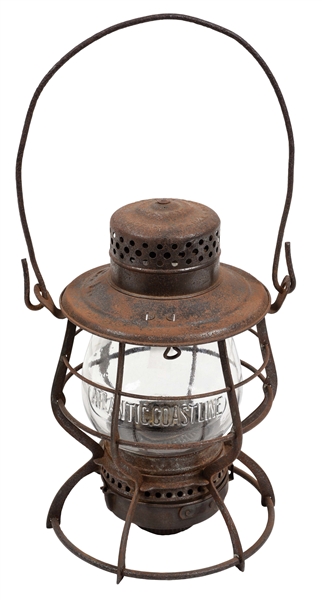 ACL RAILROAD LANTERN.