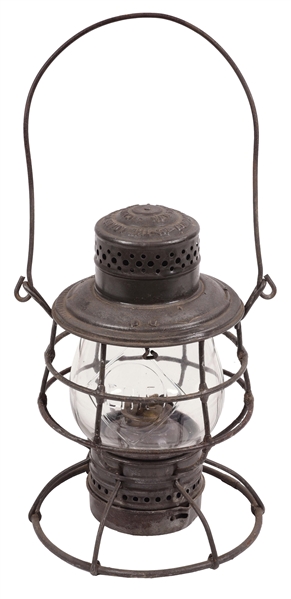 ERIE RR RAILROAD LANTERN.