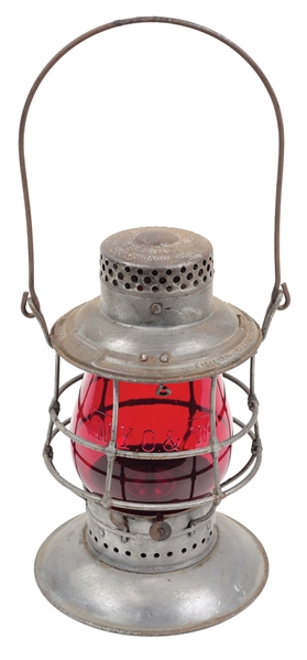 NYO&W RAILROAD LANTERN.