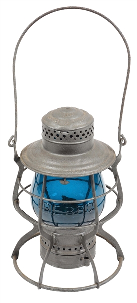 ERIE RR RAILROAD LANTERN.