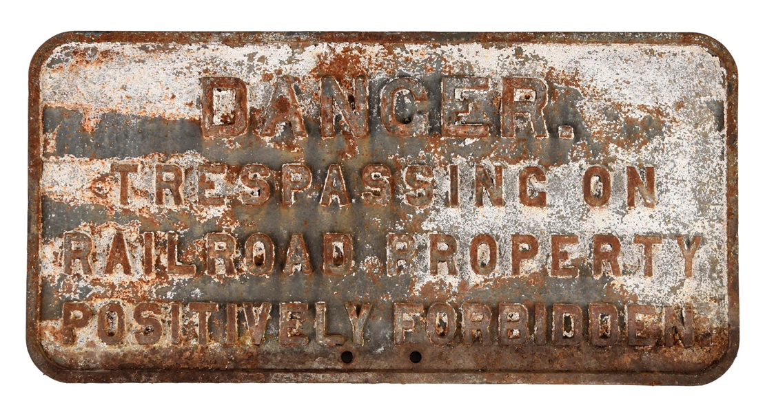 RAILROAD SIGN.