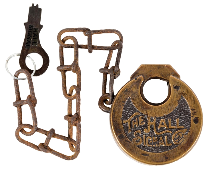 HALL SIGNAL CO. PANCAKE LOCK.