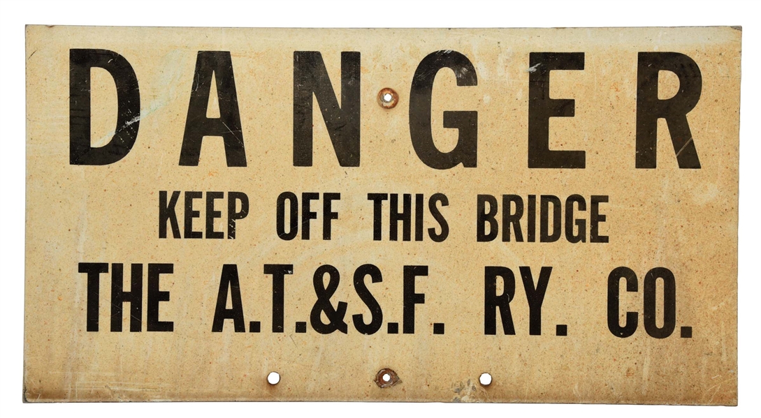 RAILROAD SIGN.