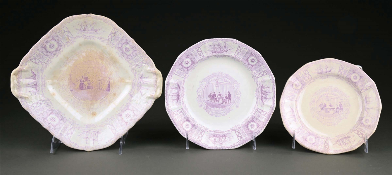 LOT OF 3: BOSTON MAILS CHINA.