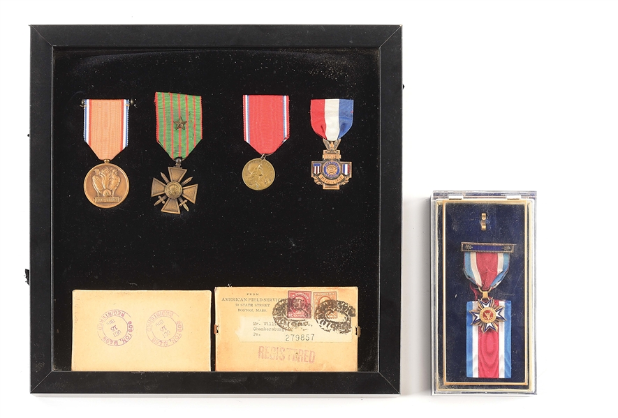 US CIVIL WAR-WWI FATHER AND SON MEDAL GROUPING.