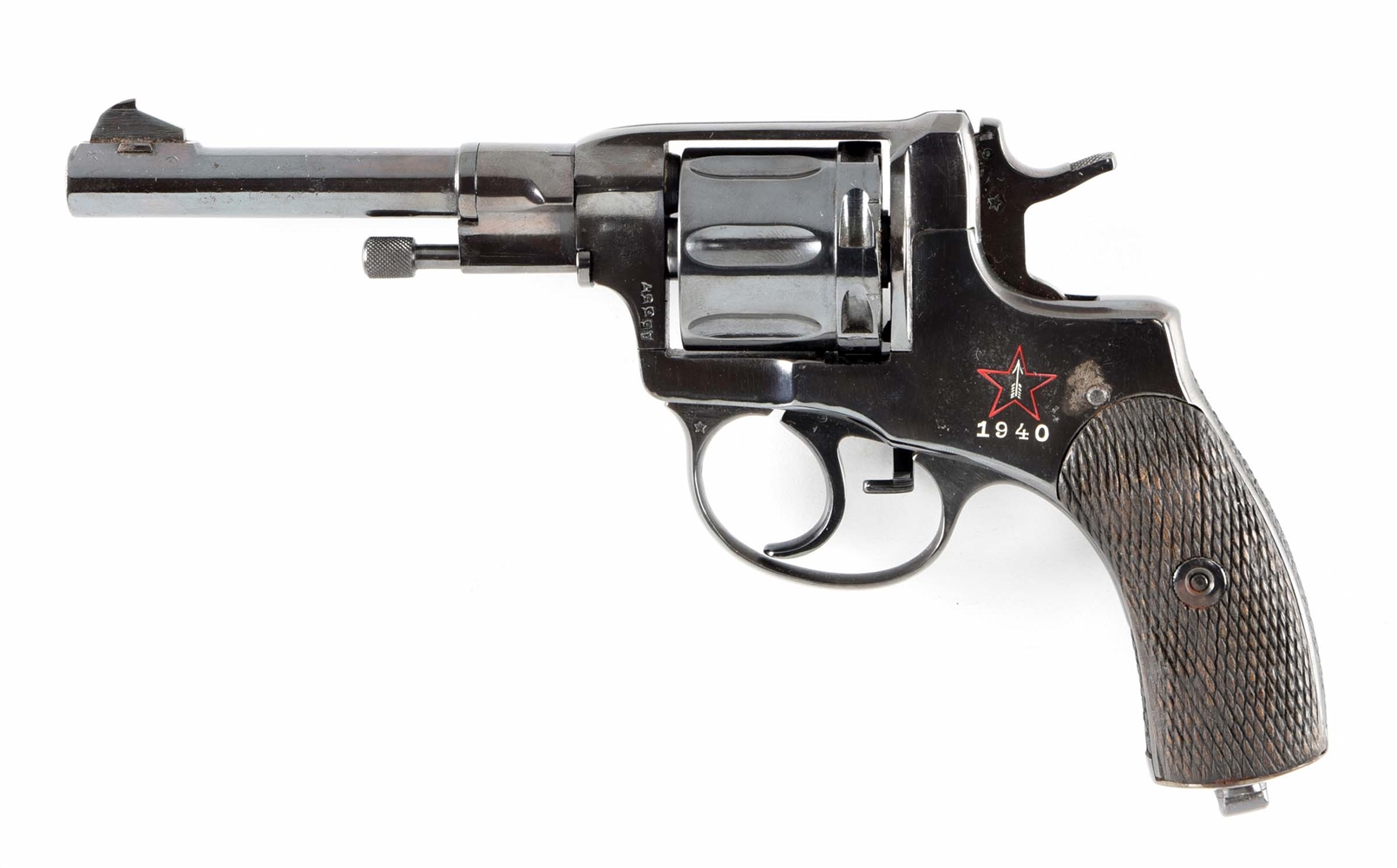 (C) RUSSIAN M1895 NAGANT DOUBLE ACTION REVOLVER MADE BY TULA.