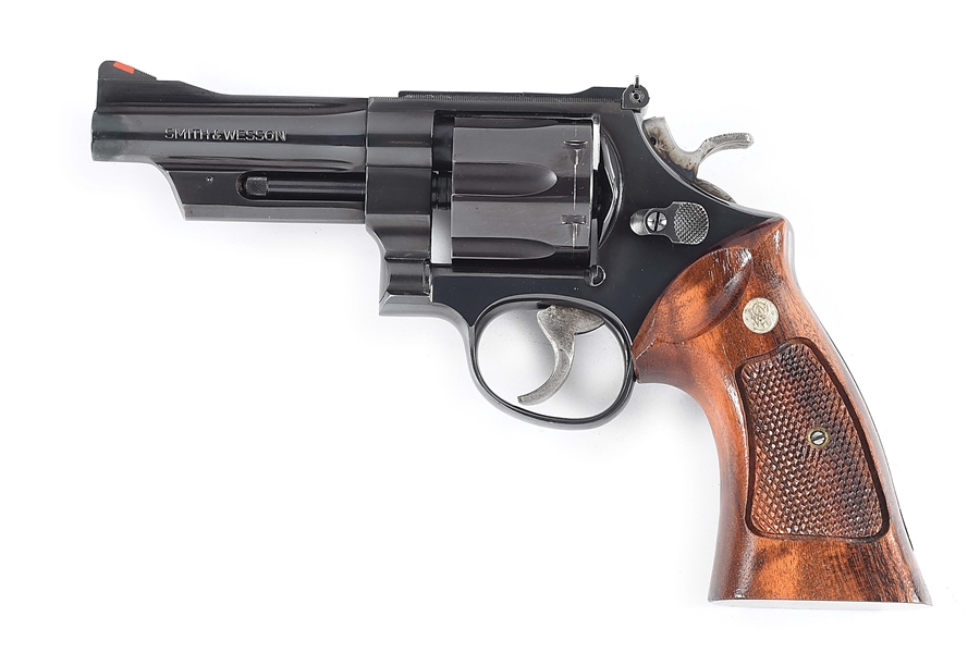 (M) SMITH & WESSON MODEL 27-3 DOUBLE ACTION REVOLVER WITH CASE.