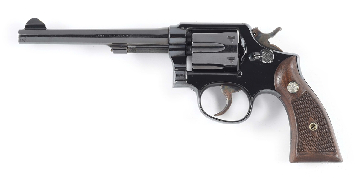 (C) SMITH & WESSON M&P .38 SPECIAL REVOLVER WITH GOLD BOX.