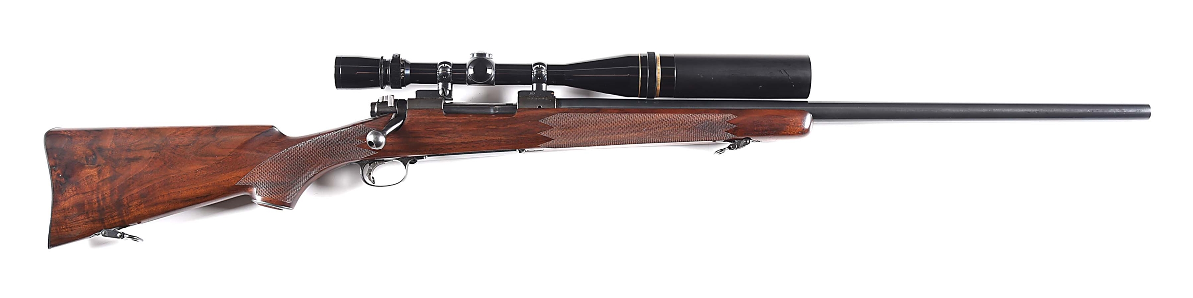 (C) CUSTOMIZED PRE-64 WINCHESTER MODEL 70 BOLT ACTION VARMINT RIFLE IN .243 WINCHESTER.