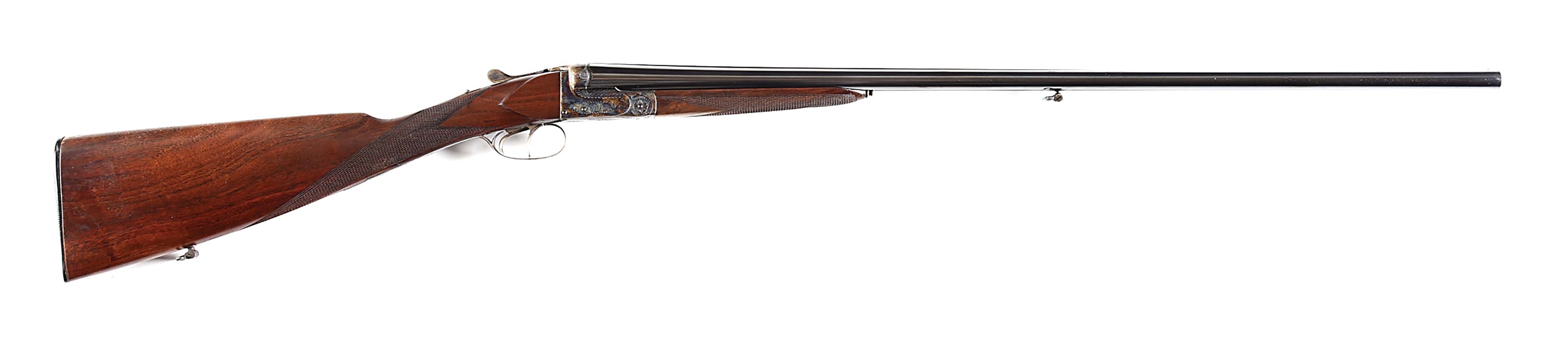 (C) BELGIAN BOXLOCK 28 GAUGE SIDE BY SIDE SHOTGUN.