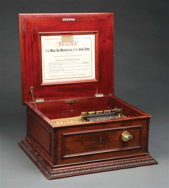 REGINA COIN-OPERATED DISC MUSIC BOX