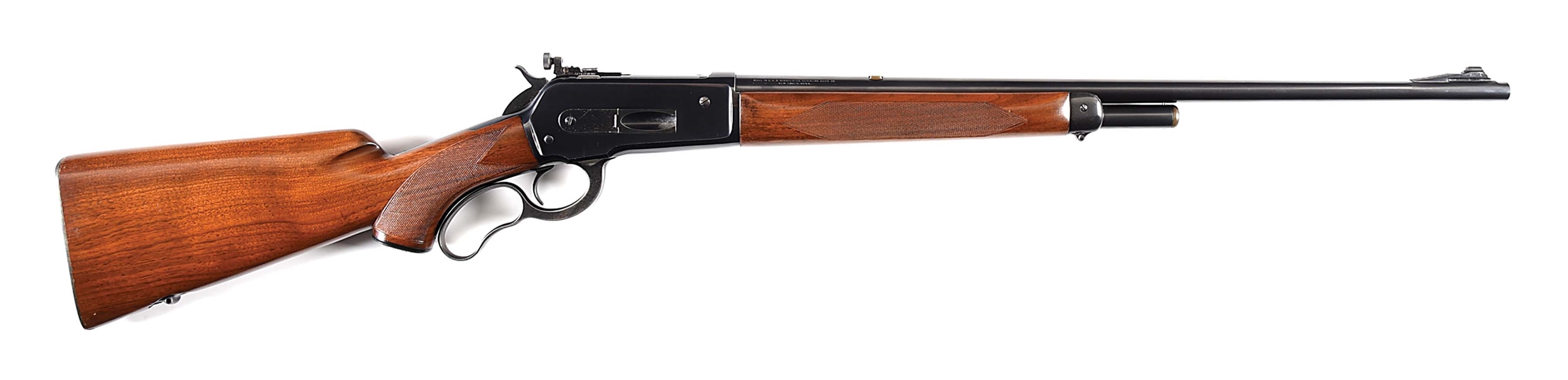 (C) PRE-WAR WINCHESTER MODEL 71 DELUXE LEVER ACTION RIFLE IN .348 W.C.F.