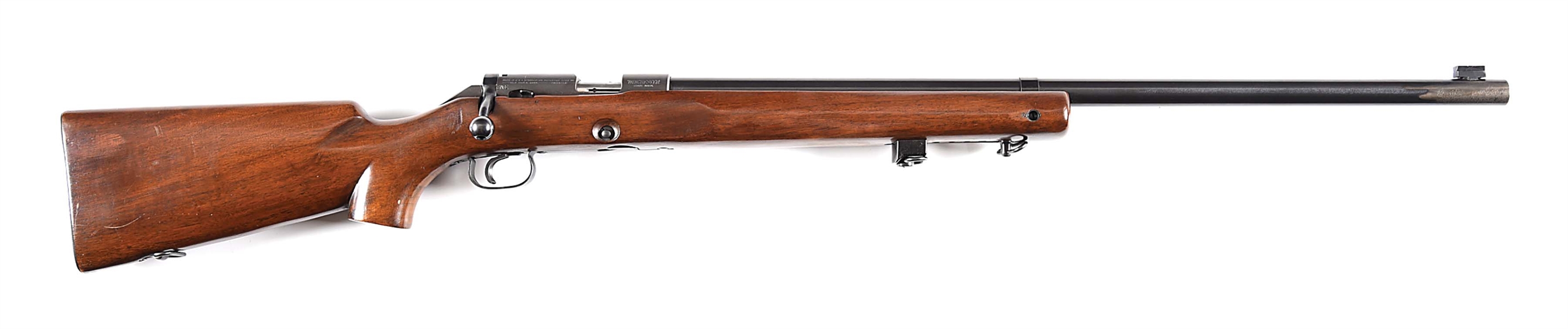 (C) WINCHESTER MODEL 52 B BOLT ACTION RIFLE.