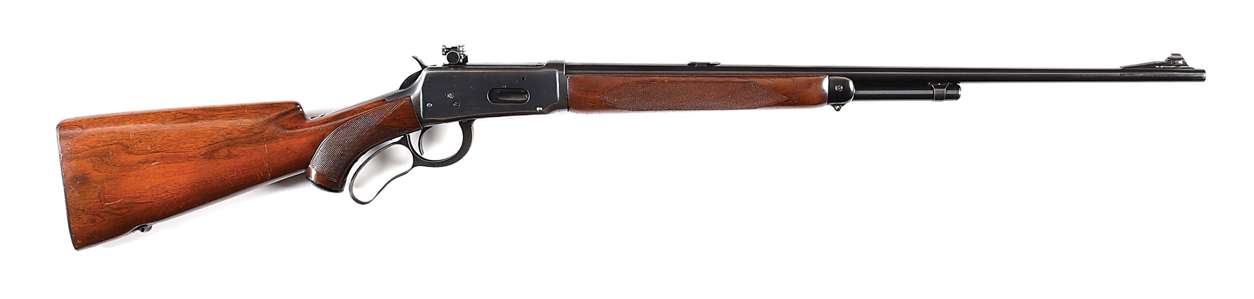 (C) WINCHESTER MODEL 64 DELUXE LEVER ACTION RIFLE IN .32 W.S.