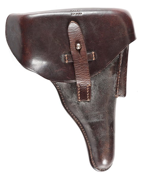EARLY COMMERCIAL P38 LEATHER FLAP HOLSTER.