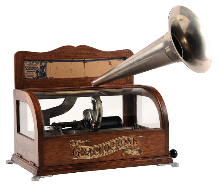 COLUMBIA GRAPHOPHONE MODEL AS COIN-OPERATED PHONOGRAPH.