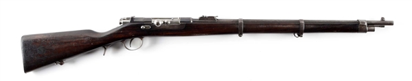 (A) PORTUGUESE STEYR MODEL 1886 KROPATSCHEK BOLT ACTION RIFLE.