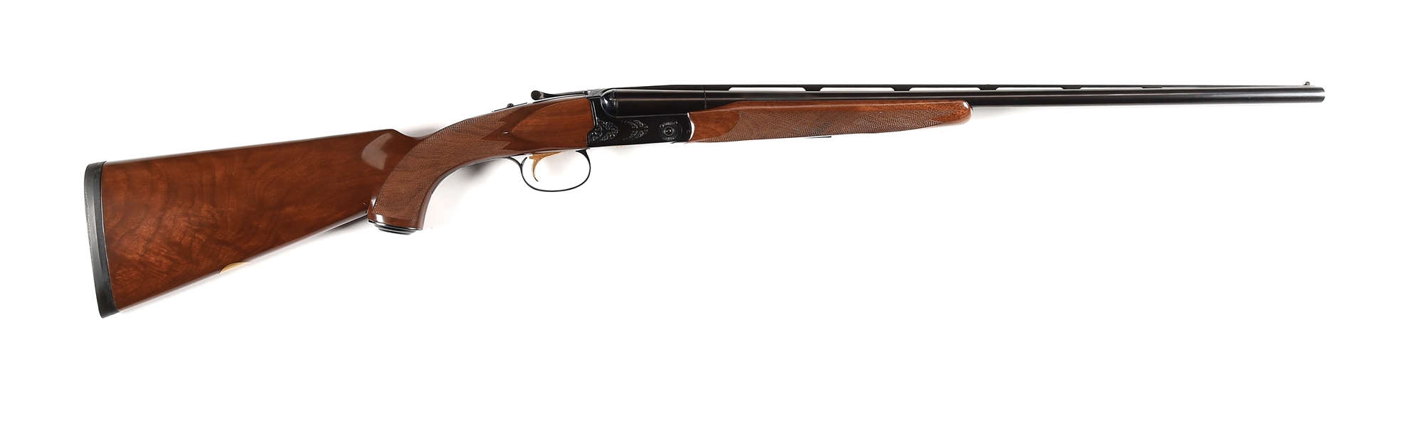 (M) WINCHESTER MODEL 23 28 GAUGE SIDE BY SIDE SHOTGUN WITH CASE AND BOX.