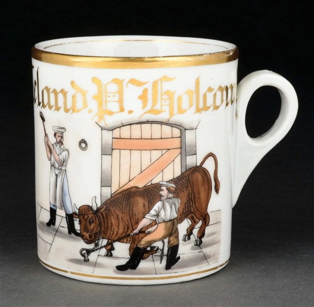 BUTCHER SHAVING MUG.