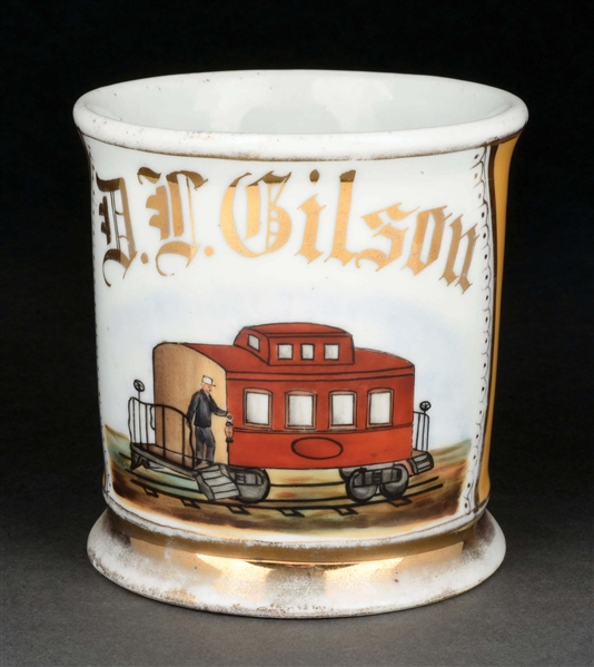 TRAIN OPERATOR SHAVING MUG. 