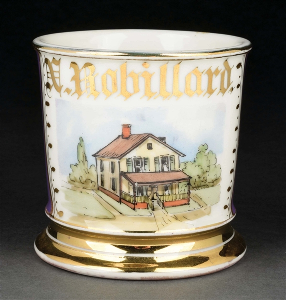 HOME BUILDER SHAVING MUG.