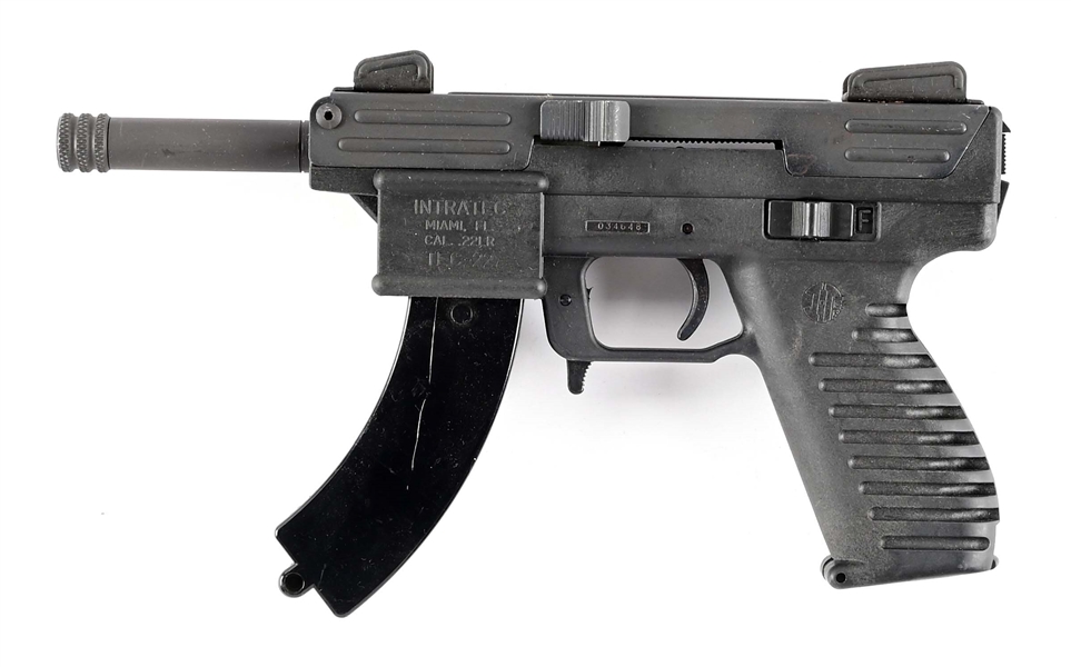 (M) PRE-BAN INTRATEC TEC-22 SEMI AUTOMATIC PISTOL.