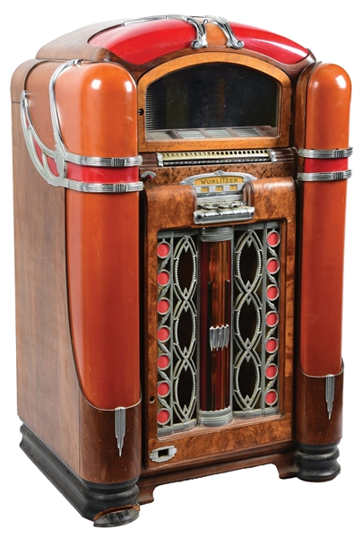 MULTI-COIN WURLITZER MODEL 800 JUKEBOX.