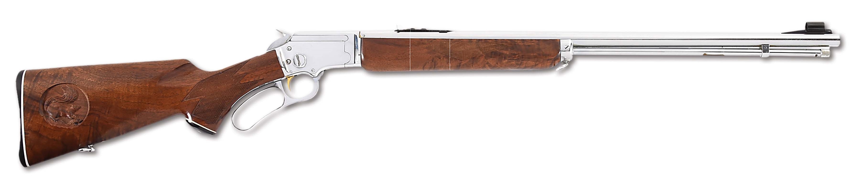 (C) RARE 90TH ANNIVERSARY MARLIN GOLDEN 39A-DL LEVER ACTION RIFLE.