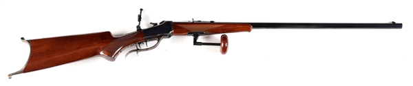 (M) UBERTI LOW WALL SINGLE SHOT RIFLE IMPORTED BY TAYLORS AND CO.