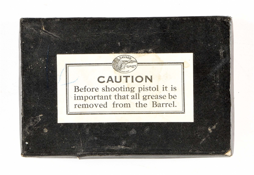 SAVAGE MODEL 1907 BOX.
