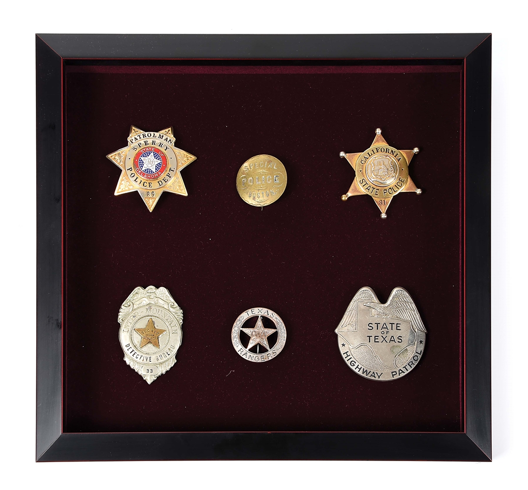 VINTAGE LAW BADGE COLLECTION