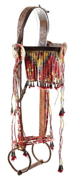 LAKOTA SIOUX QUILLED BRIDLE