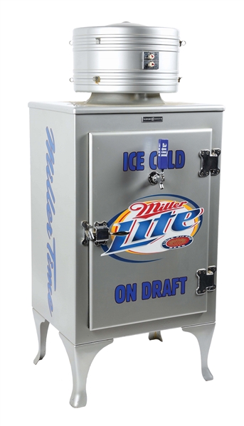 MILLER LITE ICE COLD REFRIGERATOR.