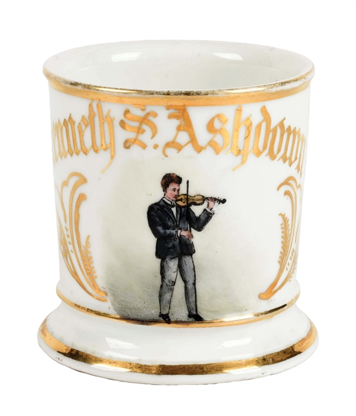 VIOLINIST SHAVING MUG