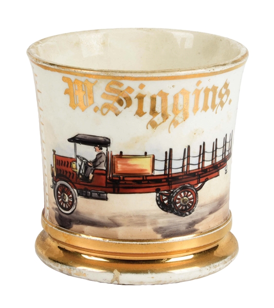 OPEN-AIR DELIVERY TRUCK SHAVING MUG