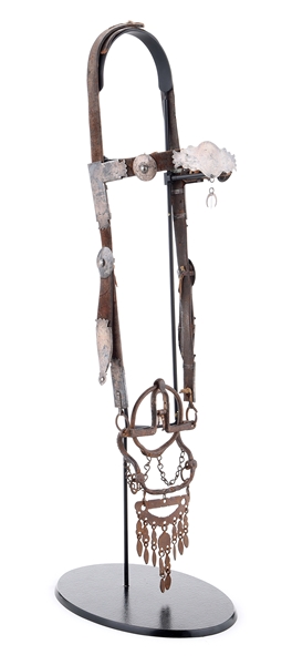 SOUTHERN PLAINS SILVER INDIAN BRIDLE 