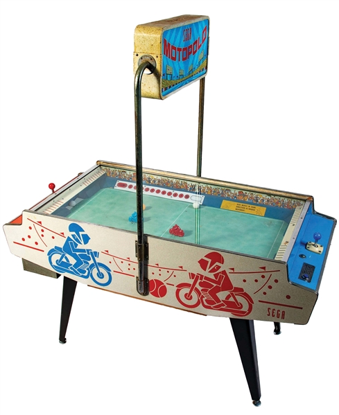 25¢ SEGA MOTOPOLO BIKE MOVEMENT COIN OP GAME.