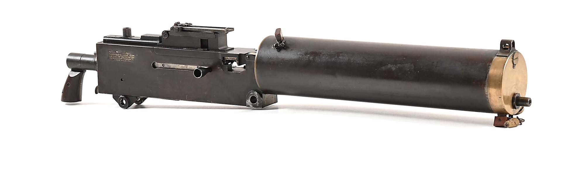 (N) EXCEPTIONAL CONDITION ORIGINAL LOW SERIAL NUMBER UNMODIFIED WESTINGHOUSE MANUFACTURED BROWNING MODEL 1917 WATER COOLED MACHINE GUN (CURIO AND RELIC).