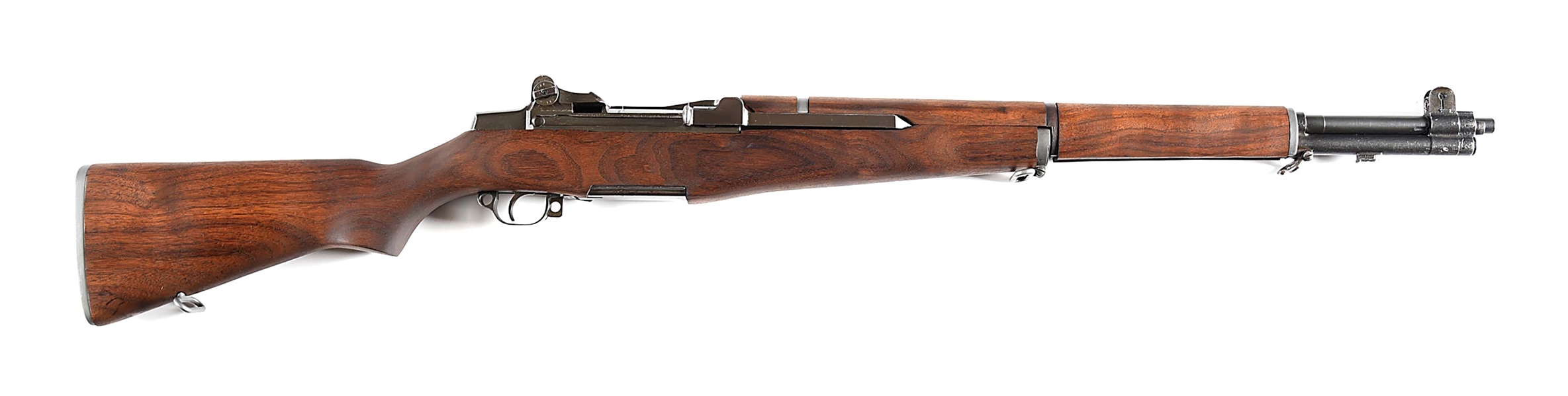 (C) WINCHESTER M1 GARAND SEMI-AUTOMATIC RIFLE.