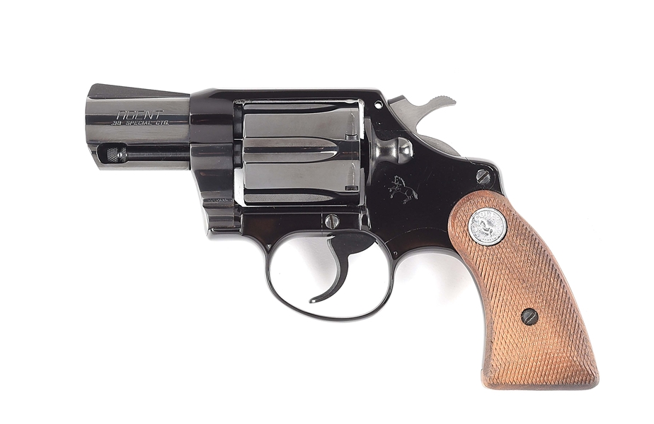 (M) COLT AGENT DOUBLE ACTION REVOLVER WITH BOX.