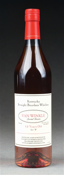 VAN WINKLE SPECIAL RESERVE 12 YEAR OLD LOT "B"