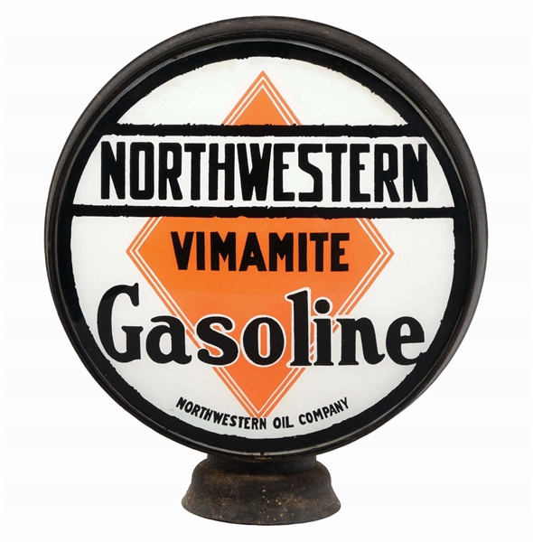 NORTHWESTERN VIMAMITE GASOLINE 15" SINGLE LENS ON LOW PROFILE METAL BODY. 