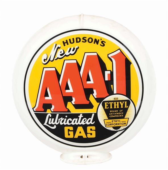 HUDSONS NEW AAA-1 LUBRICATED GAS SINGLE 13.5" GLOBE LENS ON CAPCO BODY.