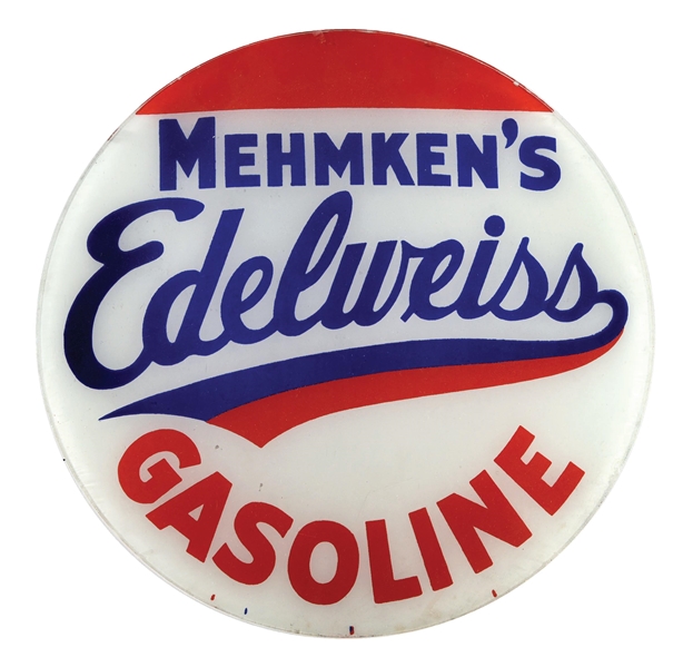 MEHMKENS EDELWEISS GASOLINE SINGLE 15" GLOBE LENS.