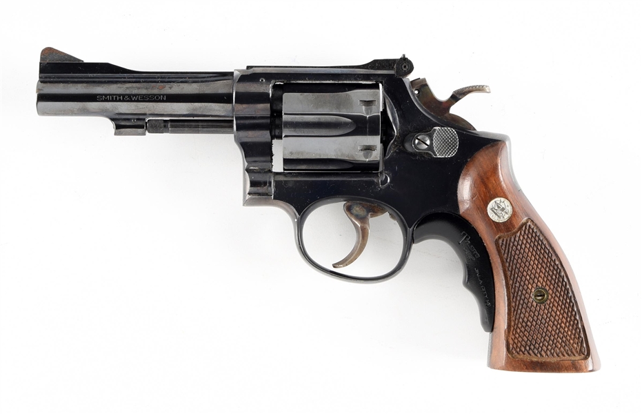 (C) SMITH & WESSON 15-2 DOUBLE ACTION REVOLVER.