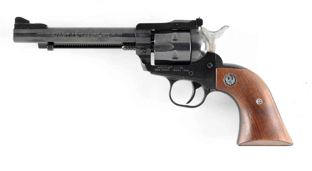 (M) RUGER NEW MODEL SINGLE SIX SINGLE ACTION REVOLVER.